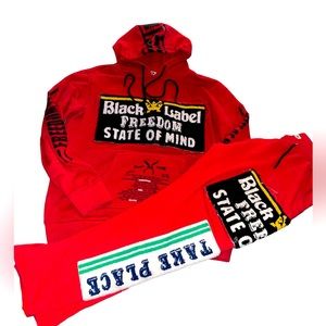 KLEEP oversized patch sweatsuit exclusive 🔥